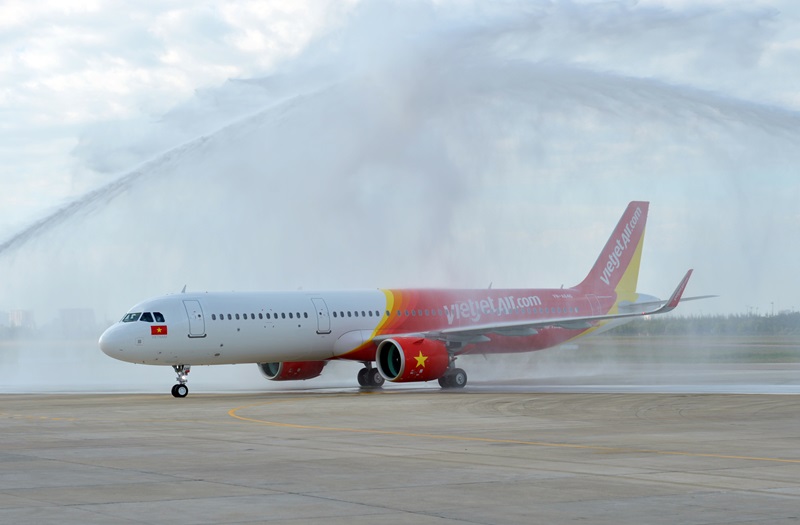 Máy bay Airbus A321 neo của hãng Vietjet