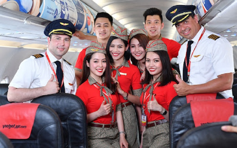 Nhận xét tích cực về thái độ phục vụ của nhân viên Vietjet