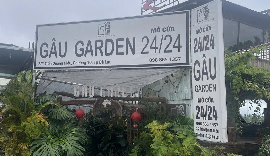 Cafe Gâu Garden ở đâu Đà Lạt? Review không gian và menu quán.