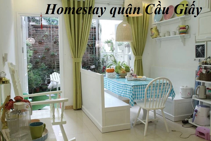 Địa chỉ homestay Cầu Giấy giá rẻ, homestay ở Cầu Giấy tiện nghi.