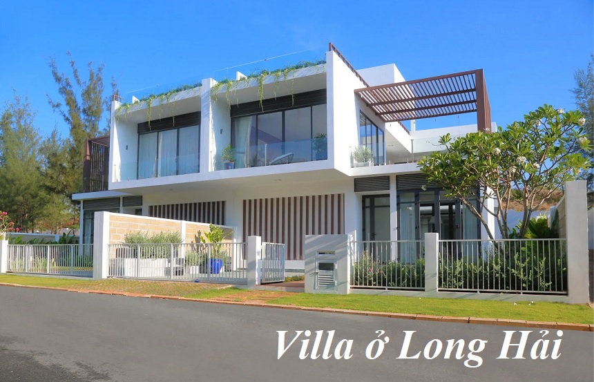 Địa chỉ villa Long Hải nằm gần biển, villa ở Long Hải view đẹp.