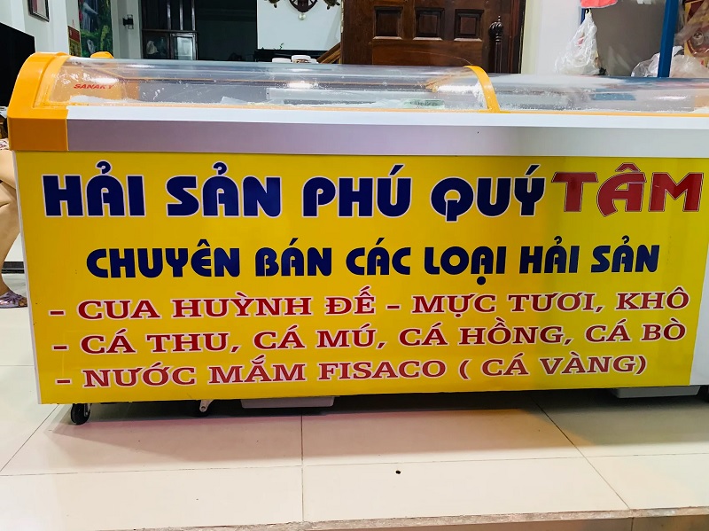 Đặc sản hải sản Tâm.