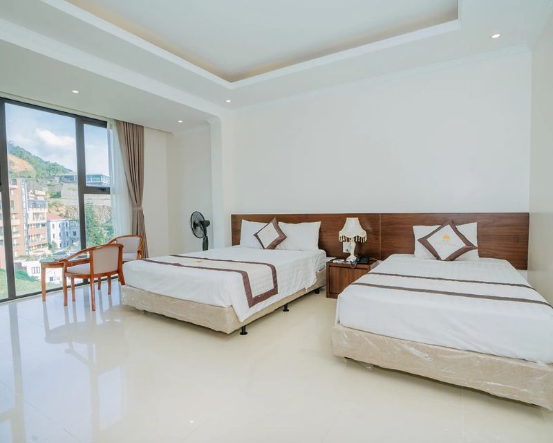 Phòng tại Ngân Hà Hotel Tam Đảo.